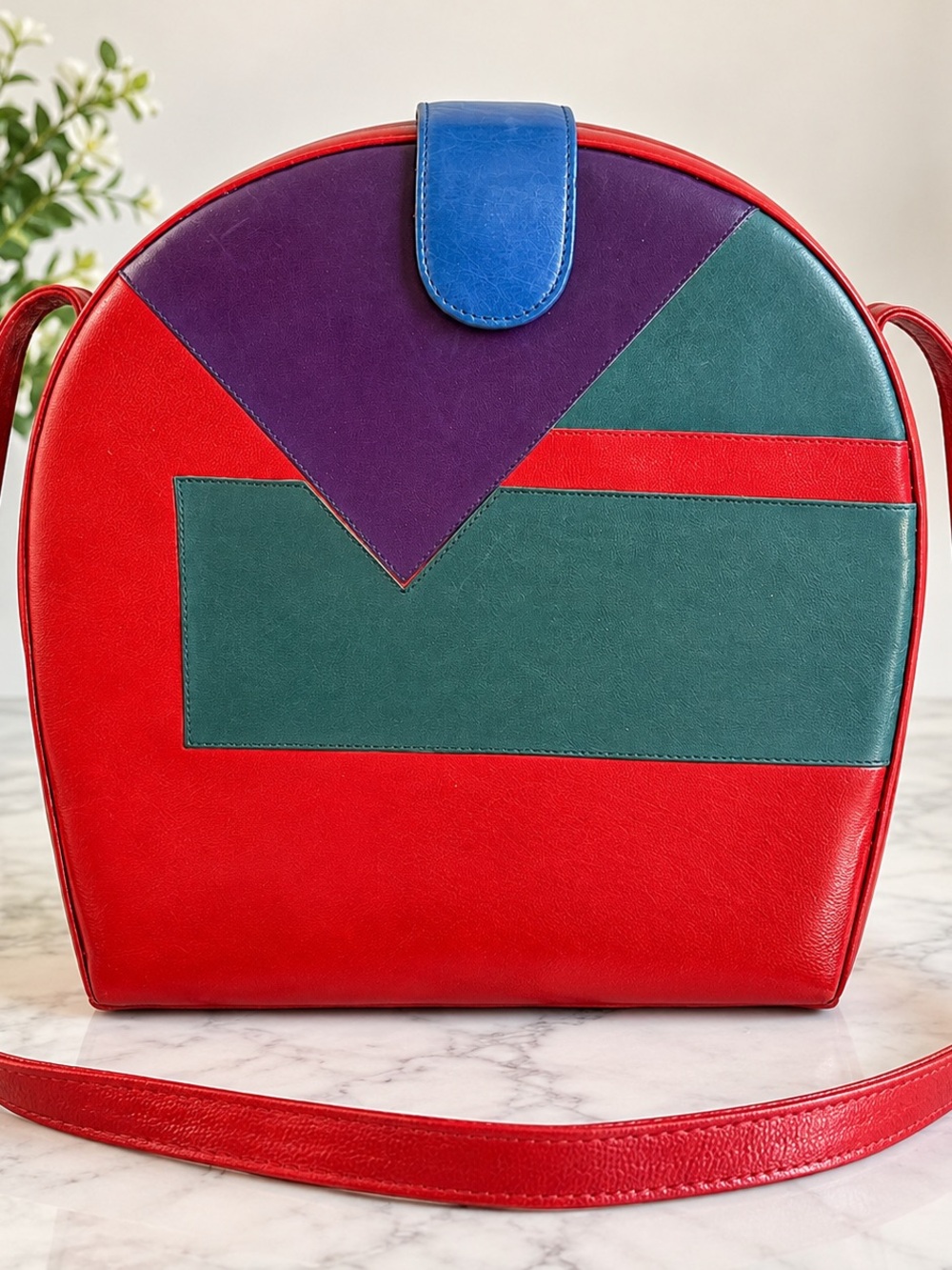 Vintage Neiman Marcus made in Italy leather bag